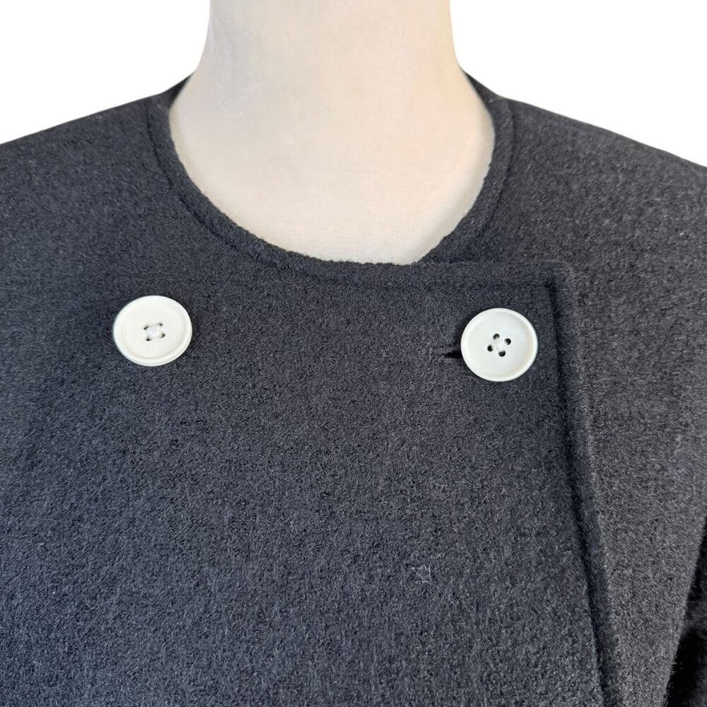 Talbots Black Double Breasted Fully Lined Wool Ja… - image 5